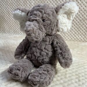 Mary Meyer Plush Grey and Cream Elephant Stuffed Animal Toy
